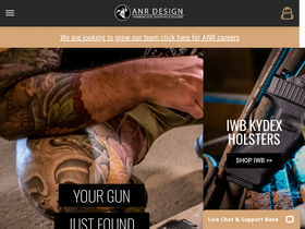 'anrkydexholsters.com' screenshot