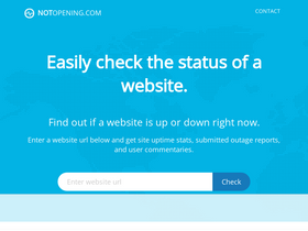 'notopening.com' screenshot