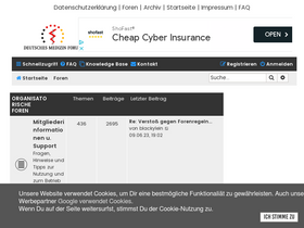 'medizin-forum.de' screenshot