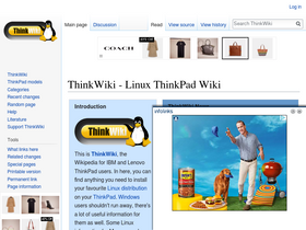 'thinkwiki.org' screenshot