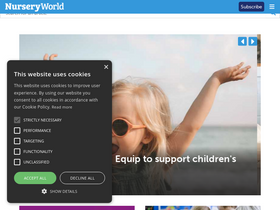 'nurseryworld.co.uk' screenshot