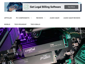 'thepcenthusiast.com' screenshot