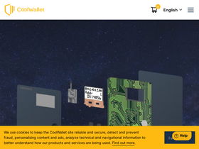 'coolwallet.io' screenshot