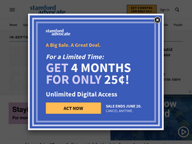'stamfordadvocate.com' screenshot