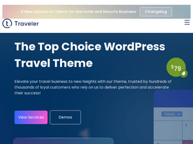 'travelerwp.com' screenshot