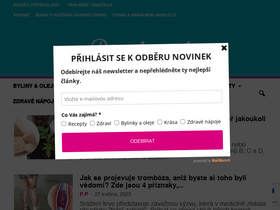 'prirodajelek.cz' screenshot