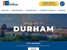 'durhamnc.gov' screenshot