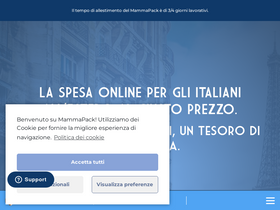 'mammapack.com' screenshot