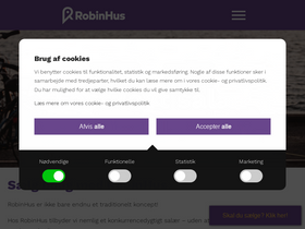 'robinhus.dk' screenshot