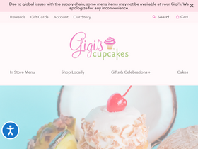 'gigiscupcakesusa.com' screenshot