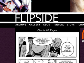 'flipsidecomics.com' screenshot