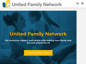 'unitedfamilynetwork.com' screenshot