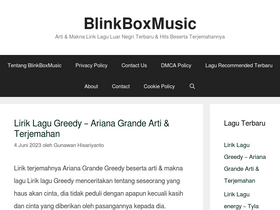 'blinkboxmusic.com' screenshot