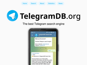'telegramdb.org' screenshot