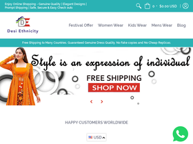 desiethnicity.com homepage screenshot