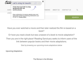 'readingsanctuary.com' screenshot
