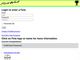 'feisweb.com' screenshot