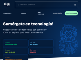 'aluracursos.com' screenshot