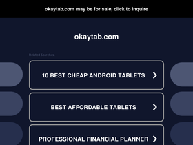 'okaytab.com' screenshot