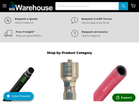 'hosewarehouse.com' screenshot