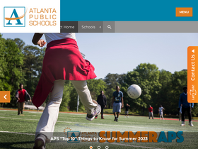 'atlantapublicschools.us' screenshot