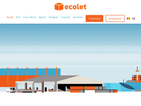 'ecolet.ro' screenshot