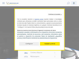 'michelin.es' screenshot