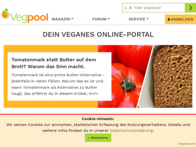'vegpool.de' screenshot