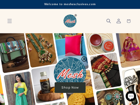 meshexclusives.com homepage screenshot