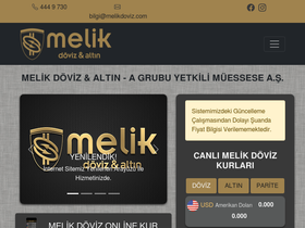 'melikdoviz.com' screenshot