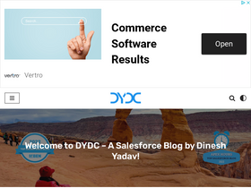 'dineshyadav.com' screenshot