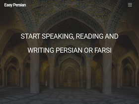 'easypersian.com' screenshot