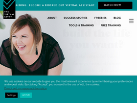'thevirtualsavvy.com' screenshot