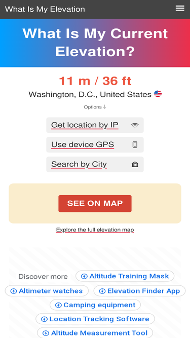 whatismyelevation.net