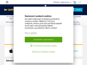 'datart.cz' screenshot