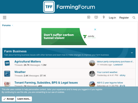 'thefarmingforum.co.uk' screenshot
