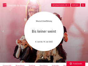 'udk-berlin.de' screenshot