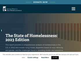'endhomelessness.org' screenshot