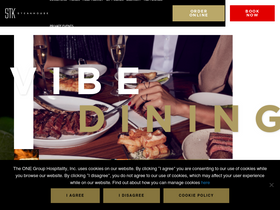 'stksteakhouse.com' screenshot