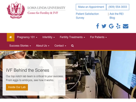 'lomalindafertility.com' screenshot