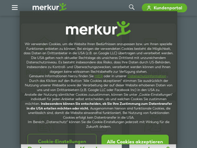 'merkur.at' screenshot