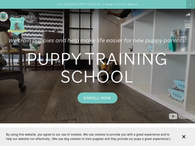 'thepuppyacademy.com' screenshot