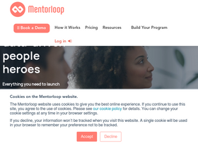 'mentorloop.com' screenshot