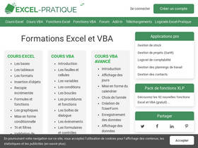 'excel-pratique.com' screenshot