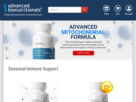 'advancedbionutritionals.com' screenshot