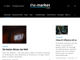 'themarket.ch' screenshot
