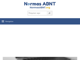 'normasabnt.org' screenshot