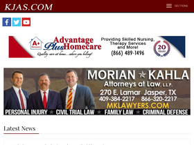 'kjas.com' screenshot