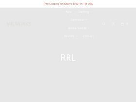 milworks.co homepage screenshot