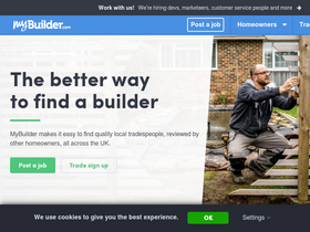 'mybuilder.com' screenshot